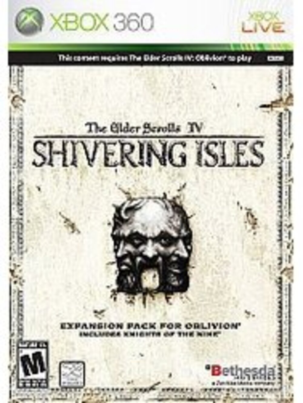 The Elder Scrolls IV: Shivering Isles (Microsoft Xbox 360, 2007) CIB With Manual